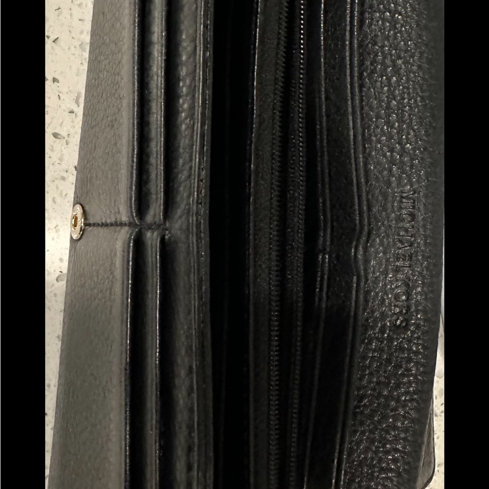 Black Michael Kors wallet used